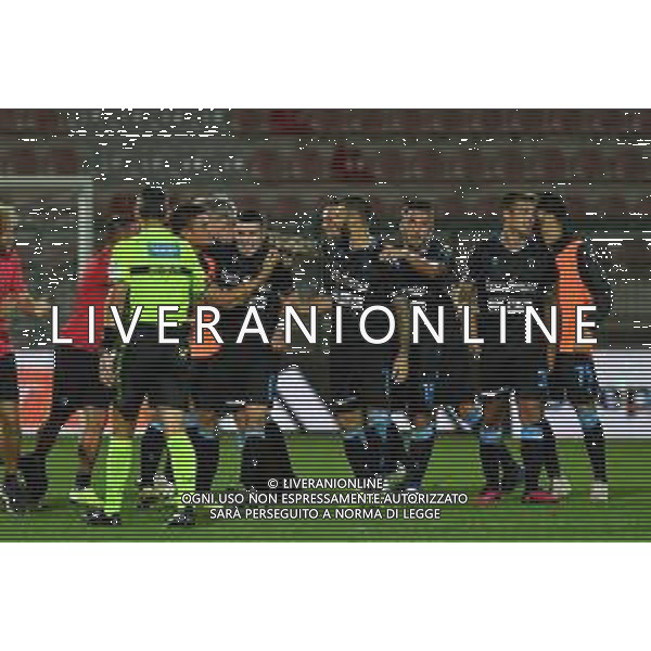 Alessandria 19.09.2023 Stadio Giuseppe Moccagatta @Manuela Viganti/Ag. Aldo Liverani sas Juventus Next Gen vs Spal Campionato Calcio Serie C Girone B 2023/2024 4a giornata Nella foto: esultanza spal dopo il gol di marco bertini ©Viganti/AGENZIA ALDO LIVERANI SAS