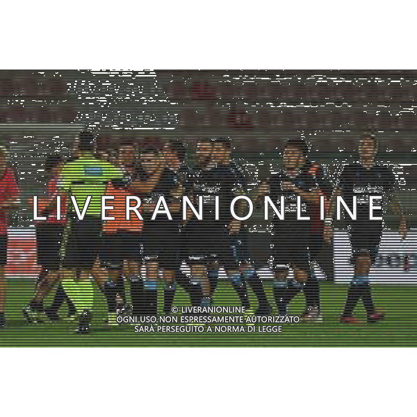 Alessandria 19.09.2023 Stadio Giuseppe Moccagatta @Manuela Viganti/Ag. Aldo Liverani sas Juventus Next Gen vs Spal Campionato Calcio Serie C Girone B 2023/2024 4a giornata Nella foto: esultanza spal dopo il gol di marco bertini ©Viganti/AGENZIA ALDO LIVERANI SAS