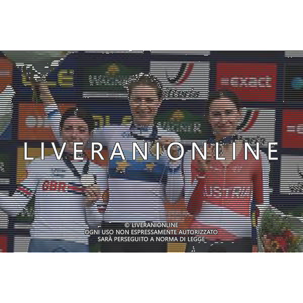 20-09-2023 European Championships Cronometro Elite Women; 2023, Svizzera; 2023, Great Britain; 2023, Austria; Reusser, Marlen; Henderson, Anna; Schweinberger, Christina; Emmen; FOTO STEFANO SIROTTI-AG ALDO LIVERANI SAS