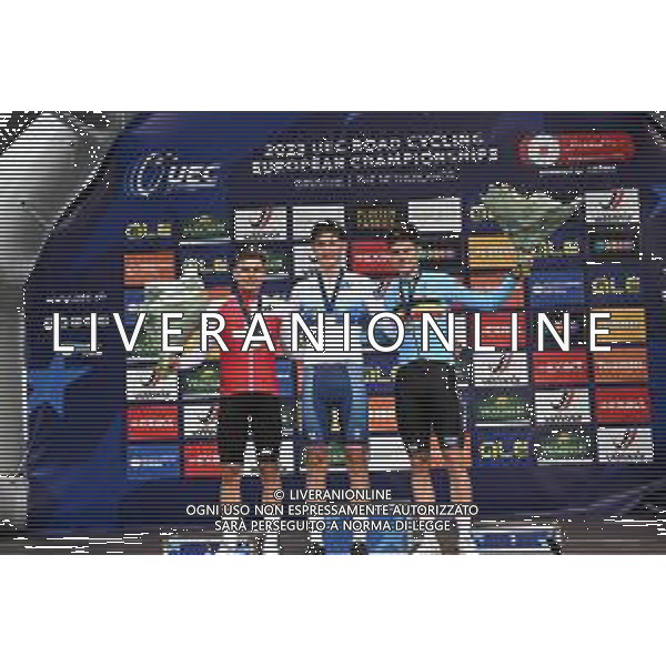 20-09-2023 European Championships Cronometro Elite; 2023, Ineos Grenadiers; 2023, Ef Education - Easypost; Tarling, Joshua; Bissegger, Stefan; Van Aert, Wout; Emmen; FOTO STEFANO SIROTTI-AG ALDO LIVERANI SAS