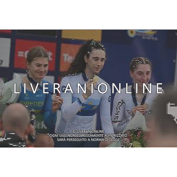 20-09-2023 European Championships Cronometro Junior Women; 2023, Italia; 2023, Svezia; 2023, Germany; Venturelli, Federica; Kagevi, Stina; Kunz, Hannah; Emmen; ©SIROTTI/AGENZIA ALDO LIVERANI SAS