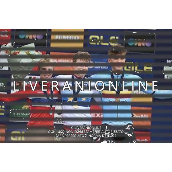20-09-2023 European Championships Cronometro Junior; 2023, Danimarca; 2023, Norvegia; 2023, Belgium; Philipsen, Whiten Albert; Nordhagen, Jorgen; Sentjens, Sente; Emmen; ©SIROTTI/AGENZIA ALDO LIVERANI SAS