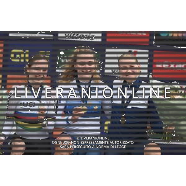 20-09-2023 European Championships Cronometro U23 Women; 2023, Great Britain; 2023, Germany; 2023, Finlandia; Backstedt, Zoe; Niedermaier, Antonia; Ahtosalo, Anniina; Emmen; ©SIROTTI/AGENZIA ALDO LIVERANI SAS