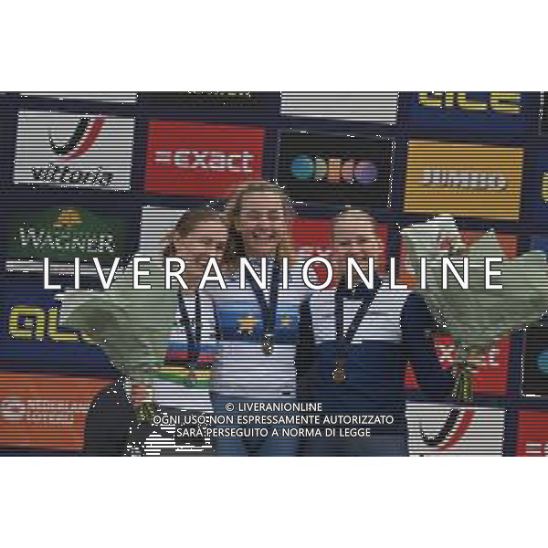 20-09-2023 European Championships Cronometro U23 Women; 2023, Great Britain; 2023, Germany; 2023, Finlandia; Backstedt, Zoe; Niedermaier, Antonia; Ahtosalo, Anniina; Emmen; ©SIROTTI/AGENZIA ALDO LIVERANI SAS