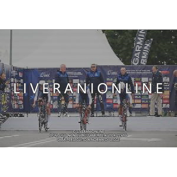 21-09-2023 European Championships Mixed Relay Junior; 2023, France; Bisiaux, Leo; Boulet, Eliott; Decomble, Maxime; Emmen; ©SIROTTI/AGENZIA ALDO LIVERANI SAS