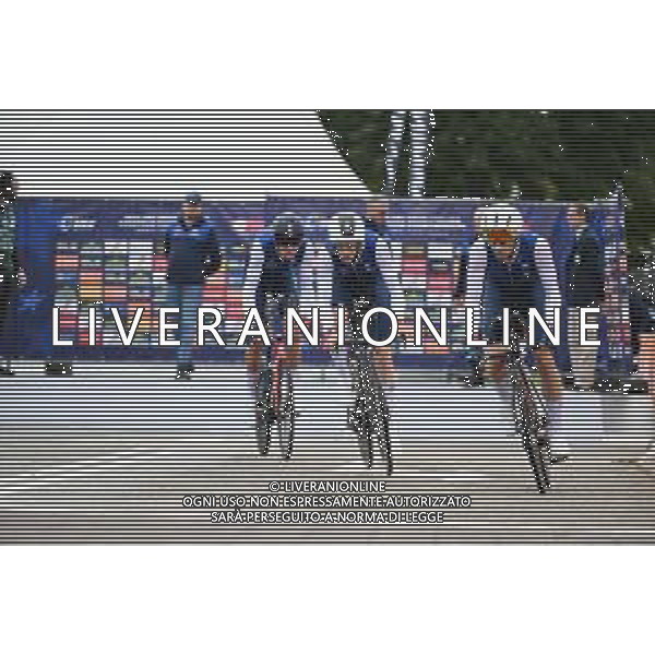 21-09-2023 European Championships Mixed Relay; 2023, France; Armirail, Bruno; Cavagna, Remi; Thomas, Benjamin; Emmen; ©SIROTTI/AGENZIA ALDO LIVERANI SAS
