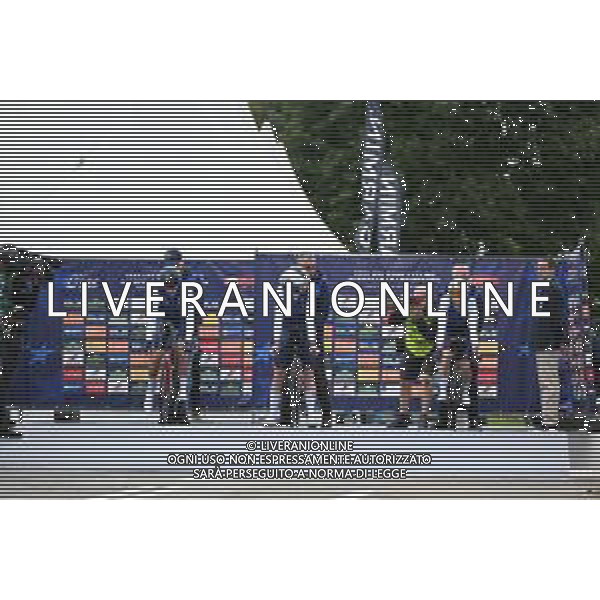 21-09-2023 European Championships Mixed Relay; 2023, France; Armirail, Bruno; Cavagna, Remi; Thomas, Benjamin; Emmen; ©SIROTTI/AGENZIA ALDO LIVERANI SAS
