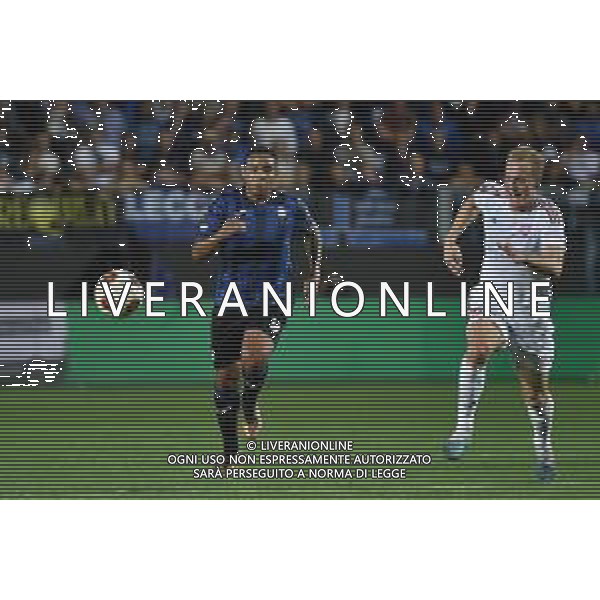 TVRG Atalanta vs Rakow Czestochowa nella foto Luis Muriel (Atalanta) e Gustav Berggren (Rakow Czestochowa) Bergamo 21-09-2023 Gewiss Stadium - Stadio Atleti Azzurri d\'Italia UEFA Europa League - fase a gironi Gruppo D - 1a giornata foto Roberto Garavaglia/ag. Aldo Liverani sas/AGENZIA ALDO LIVERANI SAS