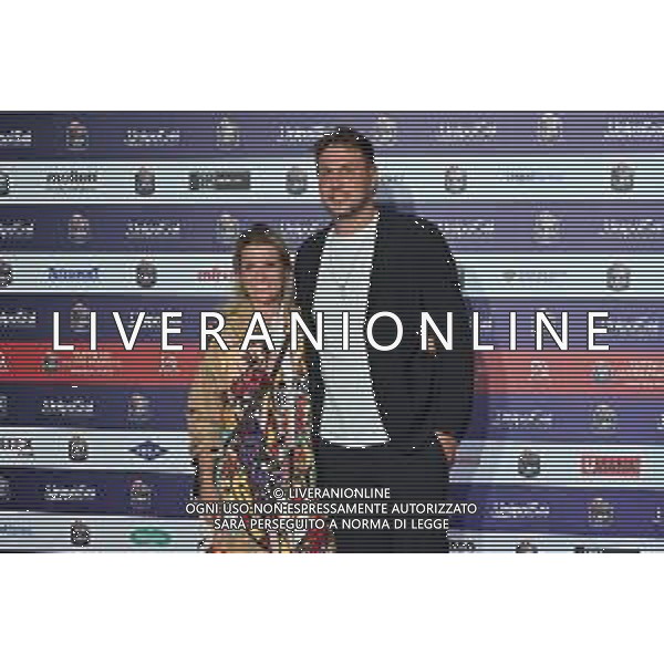 TVRG LBA Awards nella foto Stefano Mancinelli con la moglie Lorenza Guerra Seragnoli Milano 20-09-2023 Consegna dei LBA Awards 2023 per la stagione 2022-2023 e di speciali premi alla carriera per alcune delle leggende del basket tricolore foto Roberto Garavaglia/ag. Aldo Liverani sas