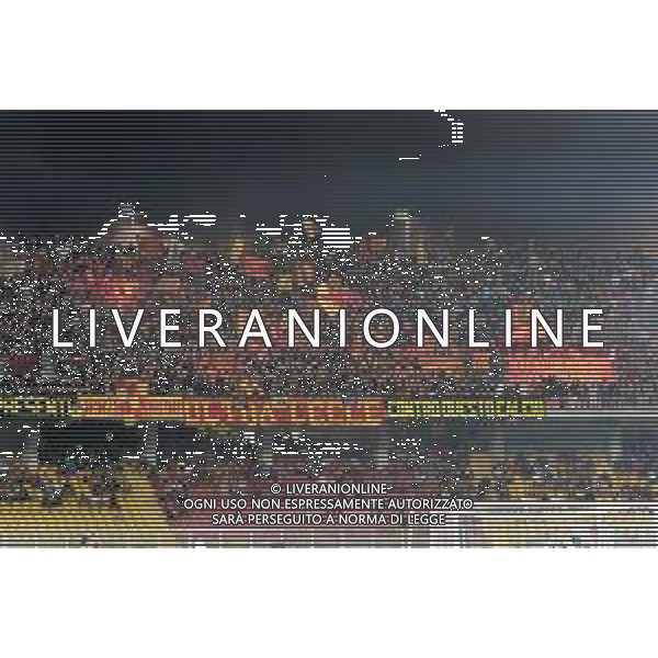 Supporters of US Lecce during the Italian soccer Serie A match US Lecce vs Genoa CFC on September 22, 2023 at Via del Mare Stadium in Lecce, Italy. Photo by Emmanuele Mastrodonato/ag. Aldo Liverani sas ©Emmanuele Mastrodonato/AGENZIA ALDO LIVERANI SAS