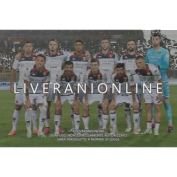 Genoa CFC team line up during the Italian soccer Serie A match US Lecce vs Genoa CFC on September 22, 2023 at Via del Mare Stadium in Lecce, Italy. Photo by Emmanuele Mastrodonato/ag. Aldo Liverani sas ©Emmanuele Mastrodonato/AGENZIA ALDO LIVERANI SAS