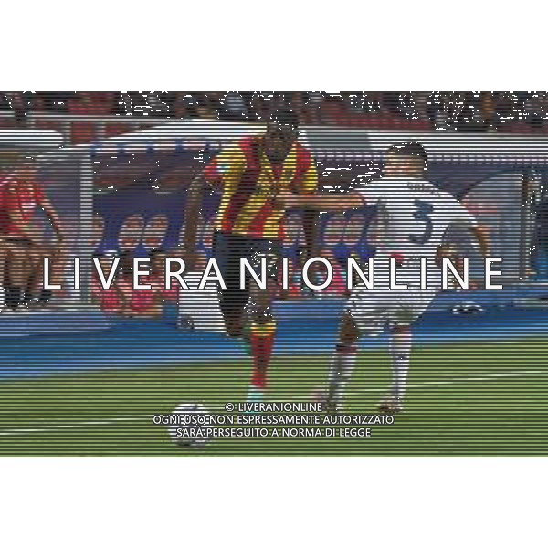 Mohamed Kaba (US Lecce) and Aaron Martin (Genoa CFC) during the Italian soccer Serie A match US Lecce vs Genoa CFC on September 22, 2023 at Via del Mare Stadium in Lecce, Italy. Photo by Emmanuele Mastrodonato/ag. Aldo Liverani sas ©Emmanuele Mastrodonato/AGENZIA ALDO LIVERANI SAS