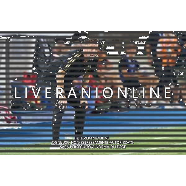coach Roberto D’Aversa (US Lecce) during the Italian soccer Serie A match US Lecce vs Genoa CFC on September 22, 2023 at Via del Mare Stadium in Lecce, Italy. Photo by Emmanuele Mastrodonato/ag. Aldo Liverani sas ©Emanuele Mastrodonato/AGENZIA ALDO LIVERANI SAS