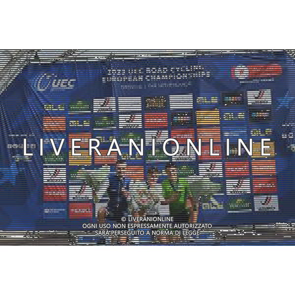 23-09-2023 European Championships Junior; 2023, Slovenia; 2023, France; Ravbar, Anze; Grisel, Matys; Erzen, Zak; Col Du Vam; ©SIROTTI/AGENZIA ALDO LIVERANI SAS