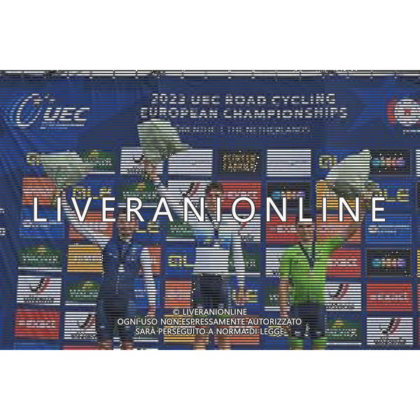 23-09-2023 European Championships Junior; 2023, Slovenia; 2023, France; Ravbar, Anze; Grisel, Matys; Erzen, Zak; Col Du Vam; ©SIROTTI/AGENZIA ALDO LIVERANI SAS