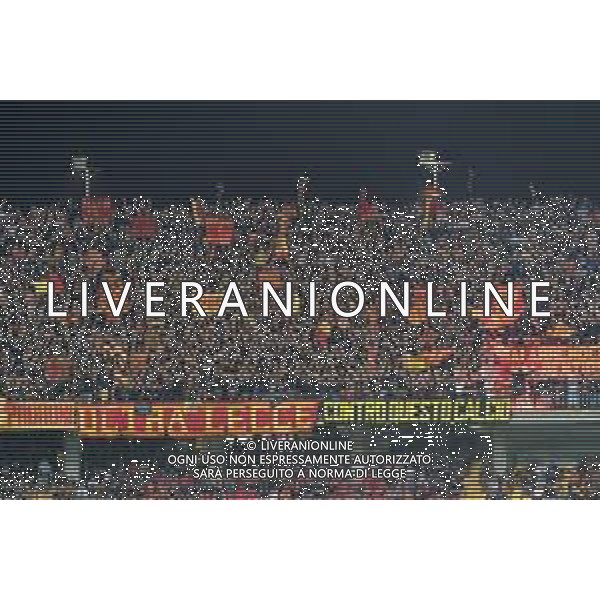 Supporters of US Lecce during the Italian soccer Serie A match US Lecce vs Genoa CFC on September 22, 2023 at Via del Mare Stadium in Lecce, Italy. Photo by Emmanuele Mastrodonato/ag. Aldo Liverani sas ©Emmanuele Mastrodonato/AGENZIA ALDO LIVERANI SAS
