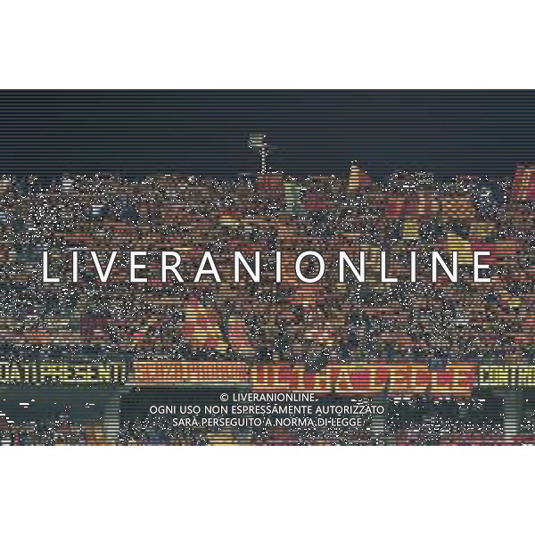 Supporters of US Lecce during the Italian soccer Serie A match US Lecce vs Genoa CFC on September 22, 2023 at Via del Mare Stadium in Lecce, Italy. Photo by Emmanuele Mastrodonato/ag. Aldo Liverani sas ©Emmanuele Mastrodonato/AGENZIA ALDO LIVERANI SAS