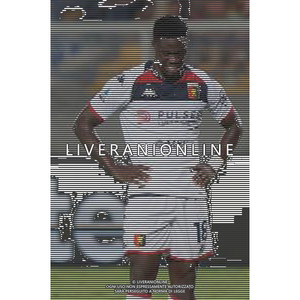 Caleb Ekuban (Genoa CFC) disappointment during the Italian soccer Serie A match US Lecce vs Genoa CFC on September 22, 2023 at Via del Mare Stadium in Lecce, Italy. Photo by Emmanuele Mastrodonato/ag. Aldo Liverani sas ©Emmanuele Mastrodonato/AGENZIA ALDO LIVERANI SAS