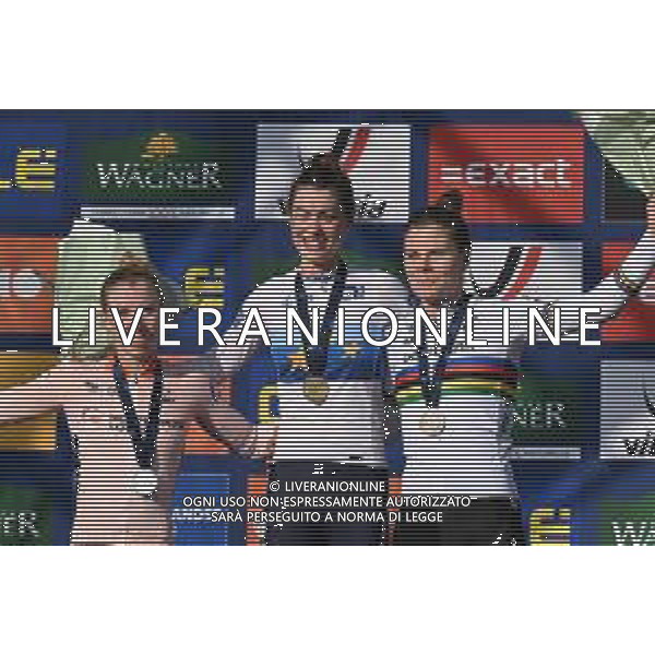23-09-2023 European Championships Elite Women; 2023, Olanda; 2023, Belgium; Bredewold, Mischa; Wiebes, Lorena; Kopecky, Lotte; Col Du Vam; FOTO STEFANO SIROTTI-AG ALDO LIVERANI SAS