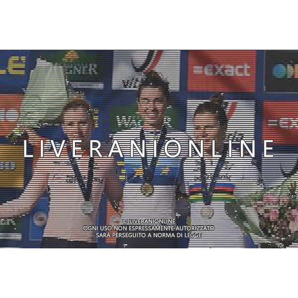 23-09-2023 European Championships Elite Women; 2023, Olanda; 2023, Belgium; Bredewold, Mischa; Wiebes, Lorena; Kopecky, Lotte; Col Du Vam; FOTO STEFANO SIROTTI-AG ALDO LIVERANI SAS