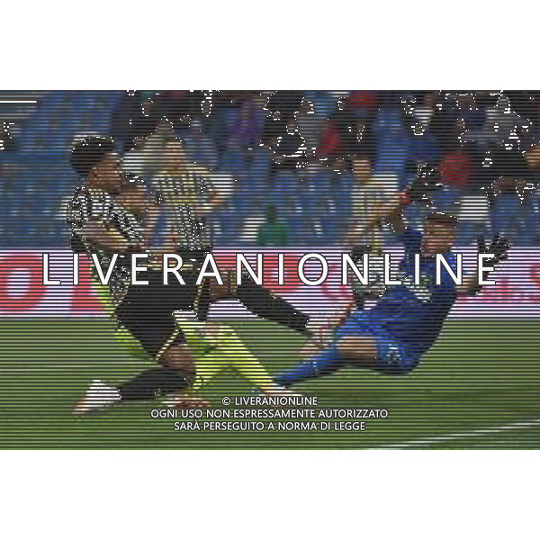 Sassuolo vs Juventus nella foto Weston McKennie (Juventus) segna il gol dell\'1 a 1 Reggio Emilia 23-09-2023 Mapei Stadium - Stadio Città del Tricolore Campionato Serie A TIM - 5a giornata foto Roberto Garavaglia/ag. Aldo Liverani sas /AGENZIA ALDO LIVERANI SAS