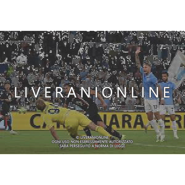 Serie A 2023-2023 Stadio Olimpico Roma 23 Settembre 2023 Nella foto: Gol annulalto ad Andrea Carboni -Lazio-Monza Campionato Calcio Serie A Tim 23.09.2023 ©Andrea Rosito /AGENZIA ALDO LIVERANI SAS