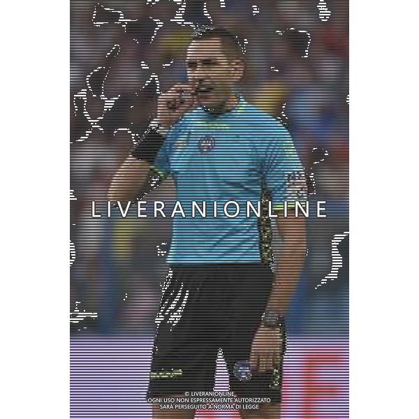 Sassuolo vs Juventus nella foto l\'arbitro Andrea Colombo di Como Reggio Emilia 23-09-2023 Mapei Stadium - Stadio Città del Tricolore Campionato Serie A TIM - 5a giornata foto Roberto Garavaglia/ag. Aldo Liverani sas/ AGENZIA ALDO LIVERANI SAS