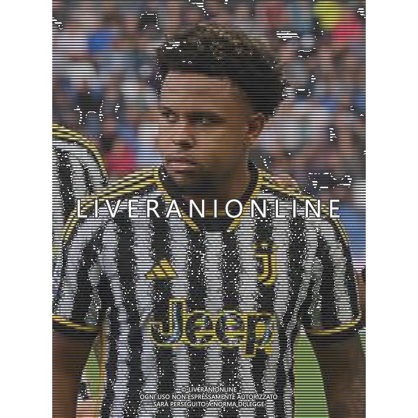 Sassuolo vs Juventus nella foto Weston McKennie (Juventus) Reggio Emilia 23-09-2023 Mapei Stadium - Stadio Città del Tricolore Campionato Serie A TIM - 5a giornata foto Roberto Garavaglia/ag. Aldo Liverani sas/ AGENZIA ALDO LIVERANI SAS
