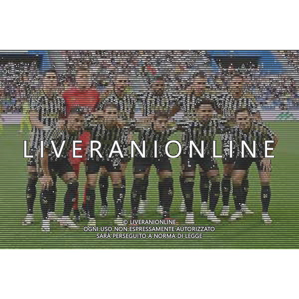 Sassuolo vs Juventus nella foto formazione Juventus, in piedi da SX Dusan Vlahovic, Wojciech Szczesny, Adrien Rabiot, Gleison Bremer, Federico Gatti e Danilo Luiz Da Silva; in basso da SX Filip Kostic, Fabio Miretti, Manuel Locatelli, Weston McKennie e Federico Chiesa Reggio Emilia 23-09-2023 Mapei Stadium - Stadio Città del Tricolore Campionato Serie A TIM - 5a giornata foto Roberto Garavaglia/ag. Aldo Liverani sas/ AGENZIA ALDO LIVERANI SAS