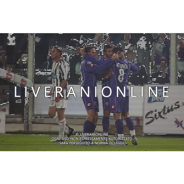 Firenze 01/12/2005 Fiorentina-Juventus Tim Cup 2005/2006 Nella foto: Gioia di Bojinov Valeri.* Ph Gianni Nucci/Agenzia Aldo Liverani