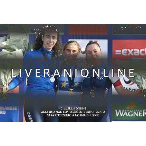 24-09-2023 European Championships Junior Women; 2023, Belgium; 2023, Italia; 2023, France; Moors, Fleur; Venturelli, Federica; Tabu, Leane; Col Du Vam; FOTO STEFANO-SIROTTI-AG ALDO LIVERANI SAS