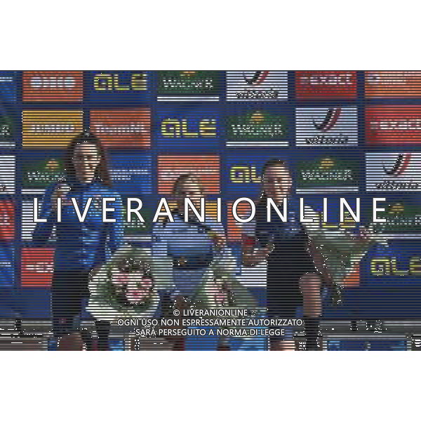 24-09-2023 European Championships Junior Women; 2023, Belgium; 2023, Italia; 2023, France; Moors, Fleur; Venturelli, Federica; Tabu, Leane; Col Du Vam; FOTO STEFANO-SIROTTI-AG ALDO LIVERANI SAS