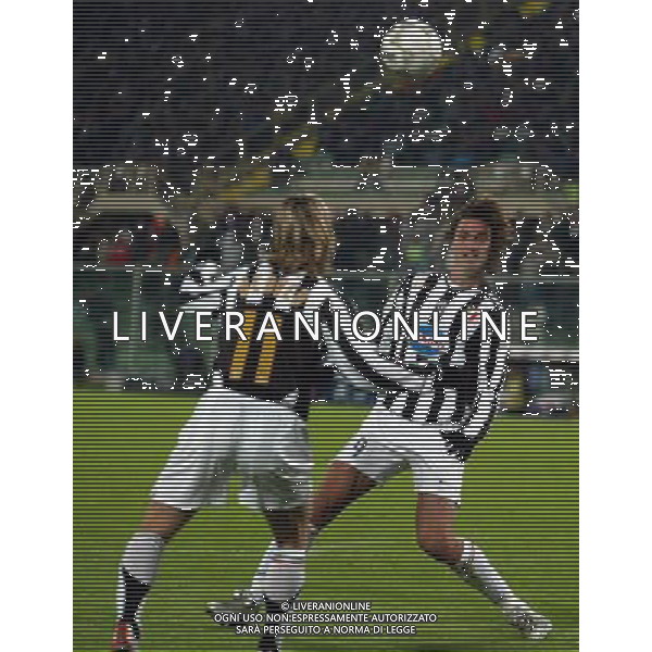 Firenze 01/12/2005 Fiorentina-Juventus Tim Cup 2005/2006 Nella foto: Nedved Pavel e Ibrahimovic Zlatan.* Ph Gianni Nucci/Agenzia Aldo Liverani