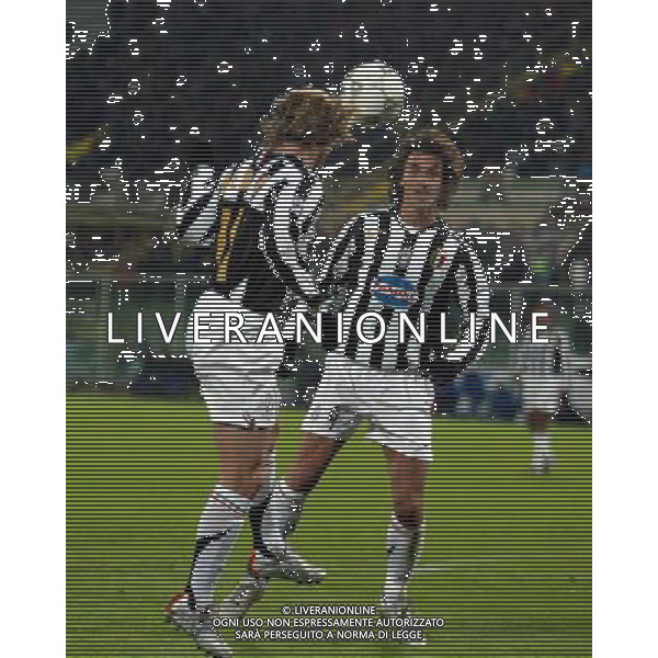 Firenze 01/12/2005 Fiorentina-Juventus Tim Cup 2005/2006 Nella foto: Nedved Pavel e Ibrahimovic Zlatan.* Ph Gianni Nucci/Agenzia Aldo Liverani