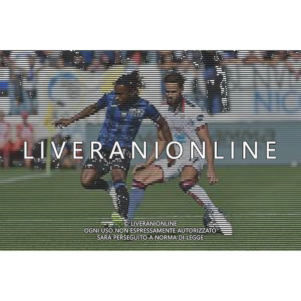 TVRG Atalanta vs Cagliari nella foto Ademola Lookman (Atalanta) e Pantelis Hatzidiakos (Cagliari) Bergamo 24-09-2023 Gewiss Stadium - Stadio Atleti Azzurri d\'Italia Campionato Serie A TIM - 5a giornata foto Roberto Garavaglia/ag. Aldo Liverani sas/ AGENZIA ALDO LIVERANI SAS