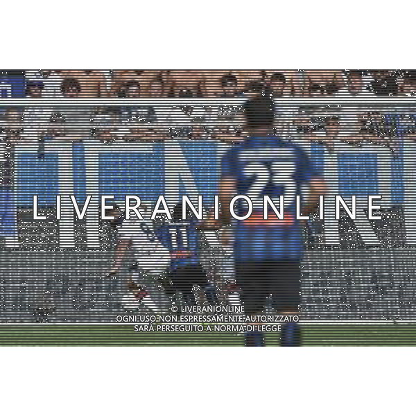 TVRG Atalanta vs Cagliari nella foto Ademola Lookman (Atalanta) segna il gol dell\'1 a 0 Bergamo 24-09-2023 Gewiss Stadium - Stadio Atleti Azzurri d\'Italia Campionato Serie A TIM - 5a giornata foto Roberto Garavaglia/ag. Aldo Liverani sas/ AGENZIA ALDO LIVERANI SAS