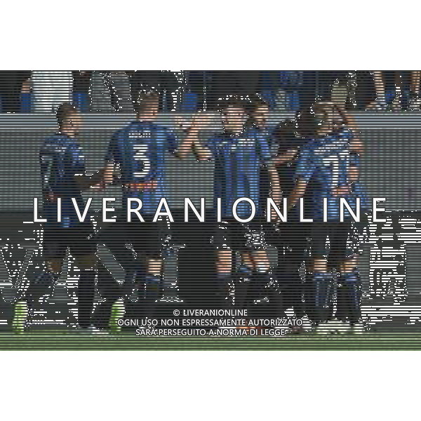 TVRG Atalanta vs Cagliari nella foto esultanza Atalanta dopo il gol del 2 a 0 Bergamo 24-09-2023 Gewiss Stadium - Stadio Atleti Azzurri d\'Italia Campionato Serie A TIM - 5a giornata foto Roberto Garavaglia/ag. Aldo Liverani sas/ AGENZIA ALDO LIVERANI SAS
