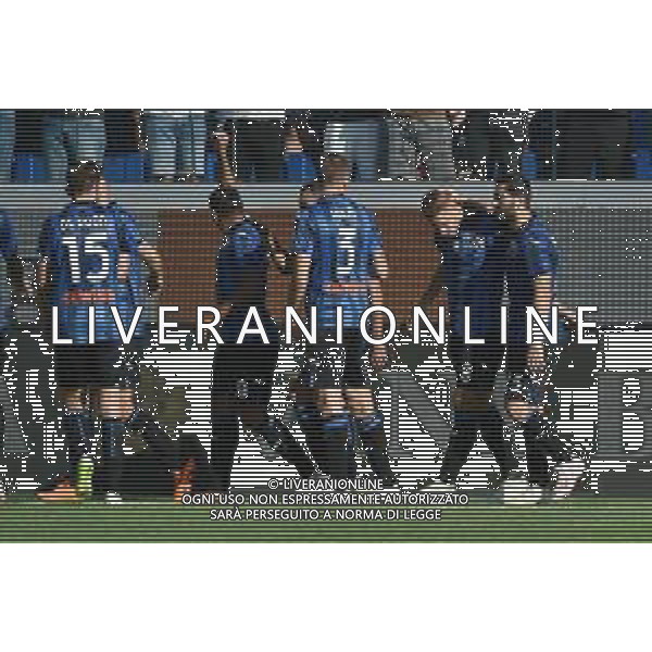 TVRG Atalanta vs Cagliari nella foto esultanza Atalanta dopo il gol del 2 a 0 Bergamo 24-09-2023 Gewiss Stadium - Stadio Atleti Azzurri d\'Italia Campionato Serie A TIM - 5a giornata foto Roberto Garavaglia/ag. Aldo Liverani sas/ AGENZIA ALDO LIVERANI SAS