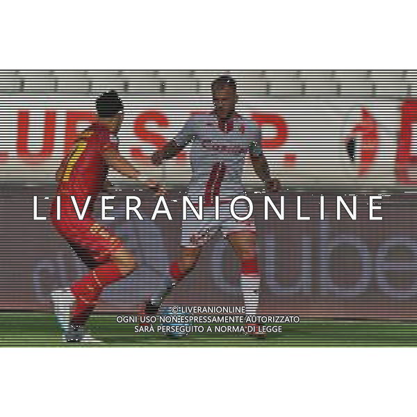 Giuseppe Sibilli (SSC Bari) and Dimitrios Sounas (US Catanzaro 1929) during the Italian Serie B match SSC Bari vs US Catanzaro 1929 on September 24, 2023 at the San Nicola stadium in Bari, Italy. Photo by Emmanuele Mastrodonato/ag. Aldo Liverani sas ©Emanuele Mastrodonato / AGENZIA ALDO LIVERANI SAS