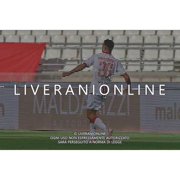 Ilias Koutsoupias (SSC Bari) celebrates after scoring a goal during the Italian Serie B match SSC Bari vs US Catanzaro 1929 on September 24, 2023 at the San Nicola stadium in Bari, Italy. Photo by Emmanuele Mastrodonato/ag. Aldo Liverani sas ©Emanuele Mastrodonato / AGENZIA ALDO LIVERANI SAS