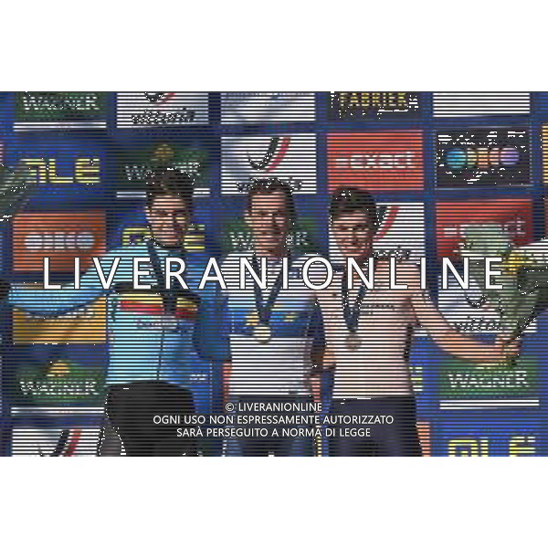 24-09-2023 European Championships Elite; 2023, Jumbo - Visma; Laporte, Christophe; Van Aert, Wout; Kooij, Olav; Col Du Vam;