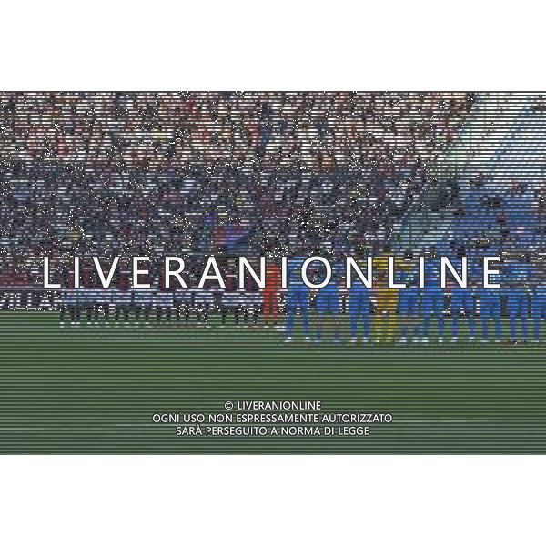 Serie A 2023-2023 Stadio Renato Dall\'Ara - Bologna 24 Settembre 2023 Nella foto: Minuto di silenzio per Giorgio Napolitano -BOLOGNA vs NAPOLI Campionato Calcio Serie A TIM 24-09-2023 ©Andrea Rosito / AGENZIA ALDO LIVERANI SAS