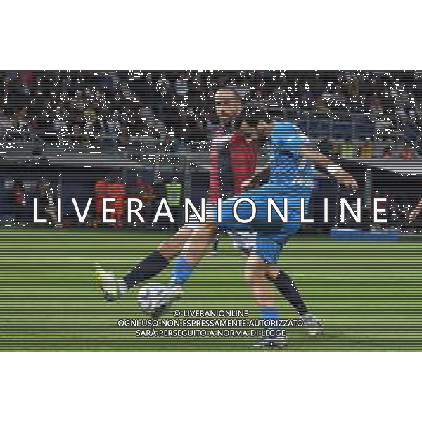 Serie A 2023-2023 Stadio Renato Dall\'Ara - Bologna 24 Settembre 2023 Nella foto: Khvicha Kvaratskhelia contrastato da Lorenzo De Silvestri -BOLOGNA vs NAPOLI Campionato Calcio Serie A TIM 24-09-2023 ©Andrea Rosito / AGENZIA ALDO LIVERANI SAS