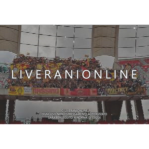 Supporters of US Catanzaro 1929 during the Italian Serie B match SSC Bari vs US Catanzaro 1929 on September 24, 2023 at the San Nicola stadium in Bari, Italy. Photo by Emmanuele Mastrodonato/ag. Aldo Liverani sas/ AGENZIA ALDO LIVERANI SAS