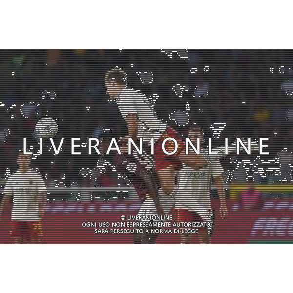 TVMV-Torino 24.09.2023 Stadio Grande Torino ©Manuela Viganti/Agenzia Aldo Liverani Torino vs Roma Campionato Calcio Serie A TIM 2023/2024 5a giornata Nella foto: duvan zapata e diego llorente ©Viganti / AGENZIA ALDO LIVERANI SAS