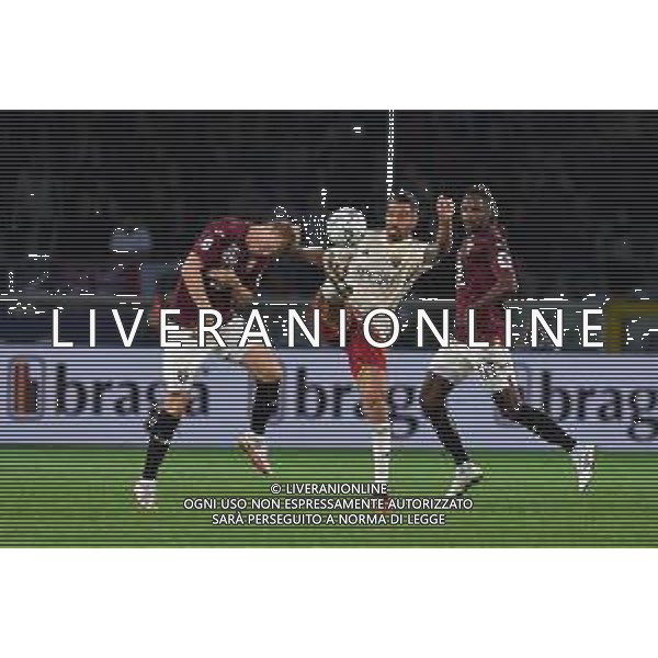 TVMV-Torino 24.09.2023 Stadio Grande Torino ©Manuela Viganti/Agenzia Aldo Liverani Torino vs Roma Campionato Calcio Serie A TIM 2023/2024 5a giornata Nella foto: perr schurrs e leonardo spinazzola ©Viganti / AGENZIA ALDO LIVERANI SAS