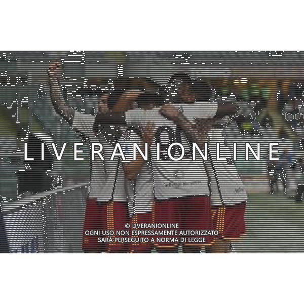 TVMV-Torino 24.09.2023 Stadio Grande Torino ©Manuela Viganti/Agenzia Aldo Liverani Torino vs Roma Campionato Calcio Serie A TIM 2023/2024 5a giornata Nella foto: esultanza roma dopo il gol di romelu lukaku ©Viganti / AGENZIA ALDO LIVERANI SAS