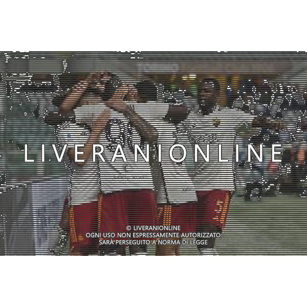 TVMV-Torino 24.09.2023 Stadio Grande Torino ©Manuela Viganti/Agenzia Aldo Liverani Torino vs Roma Campionato Calcio Serie A TIM 2023/2024 5a giornata Nella foto: esultanza roma dopo il gol di romelu lukaku ©Viganti / AGENZIA ALDO LIVERANI SAS
