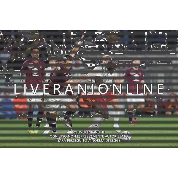 TVMV-Torino 24.09.2023 Stadio Grande Torino ©Manuela Viganti/Agenzia Aldo Liverani Torino vs Roma Campionato Calcio Serie A TIM 2023/2024 5a giornata Nella foto: alessandro buongiorno e romelu lukaku ©Viganti / AGENZIA ALDO LIVERANI SAS