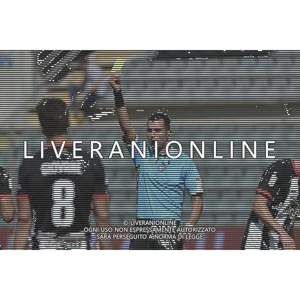 TVRG Cremonese vs Ascoli nella foto l\'arbitro Manuel Volpi di Arezzo Cremona 23-09-2023 Stadio Giovanni Zini Campionato Serie BKT - 6a giornata foto Roberto Garavaglia/ag. Aldo Liverani sas/ AGENZIA ALDO LIVERANI SAS